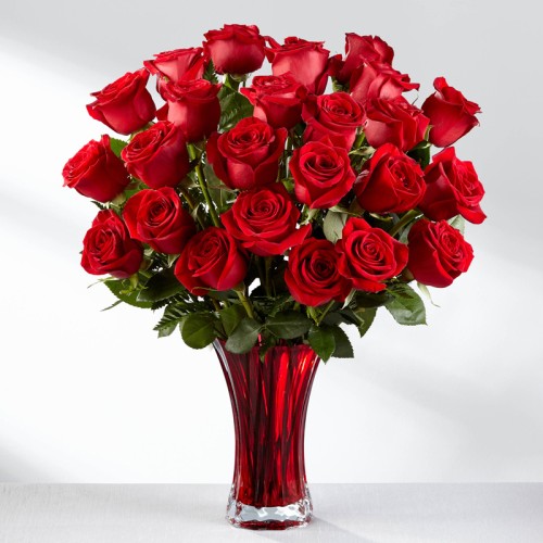 In Love with Red Roses Bouquet
