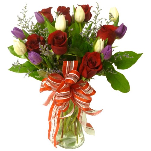 Roses & Tulips (As Shown)
