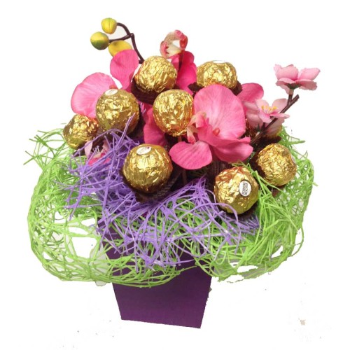Chocolate and Blooms Bouquet (Small)