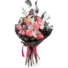 Bouquets of pink roses (standard)