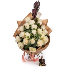 White roses simplicity (deluxe)