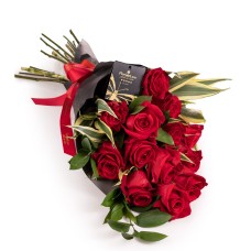 Bouquet of Red Velvet roses (Deluxe)