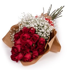 Very romantic bouquet of red roses (standard)