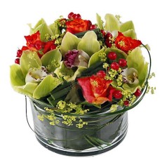 Flowers By Florist Romania - Business Orchid Arrangement