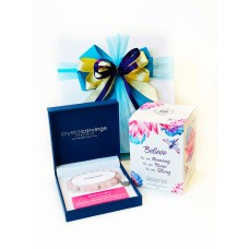 Believe Candle and Bracelet Gift