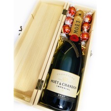 Moet and Chocolates Gift Box