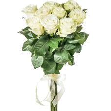 9 White Roses