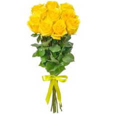 9 Yellow Roses