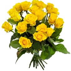 19 Yellow Roses