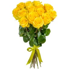 15 Yellow Roses