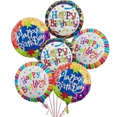 Happy Birthday Balloons Set