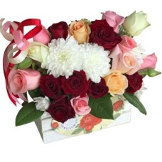 Romantic Flowers Box