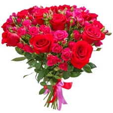 Big Bright Red bouquet (Regular)