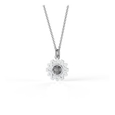 Necklace For Women With Fine European Crystal In The Shape Of A Star- Rhodium Plating- Elegant And Brilliant Necklace- Fashion Women'S Necklaces- Fashion Jewelry For Women- Special Gift