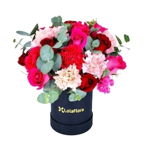 Roses and Carnations in Box