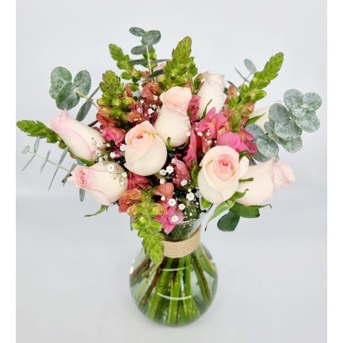 Roses And Pink Perritos