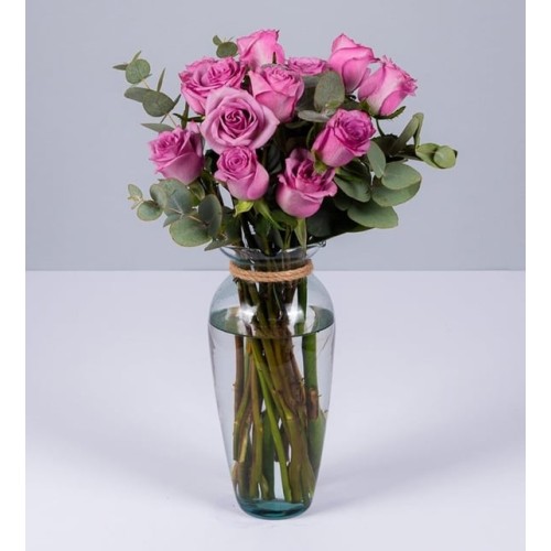 Detail Of 12 Lilac Roses
