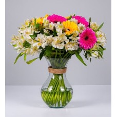 10 Yellow Gerberas