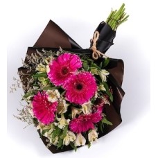 Bouquet Gerbera Topaz and Astromelia