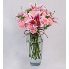 Pink Carnations and Pink Lilys