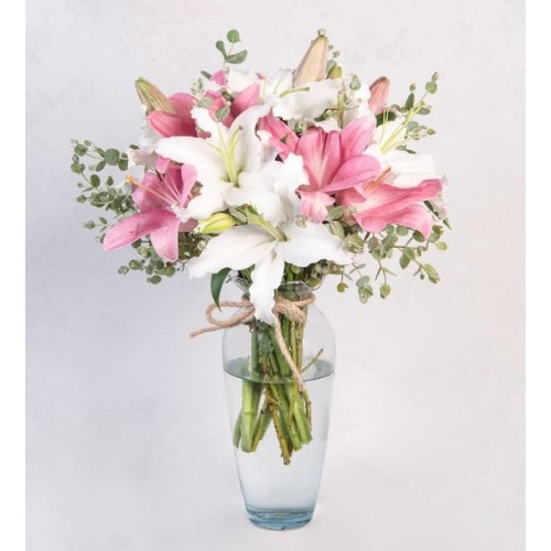 Detail Of Combined Lilies