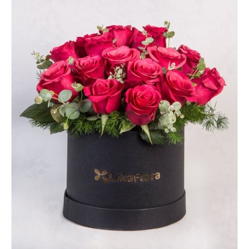Boxed Topaz Roses
