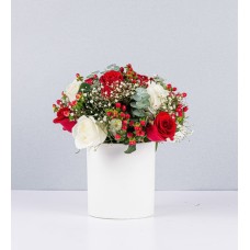 Pot Roses Combined With Gypsum