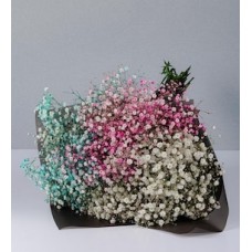 Blue, Pink and White Gypsum Bouquet