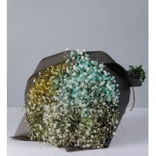 Blue, Yellow and White Gypsum Bouquet