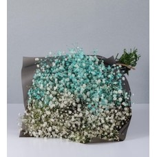 Blue and White Gypsum Bouquet