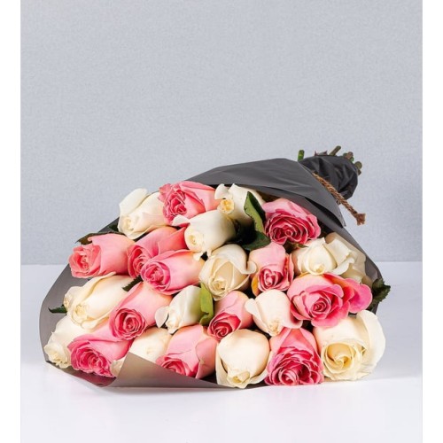 Bouquet Of 24 Combined Roses