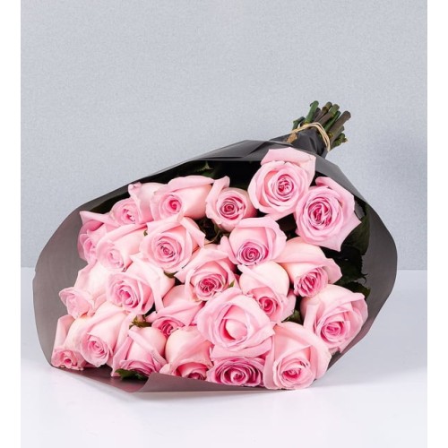 Bouquet of 24 Pink Roses