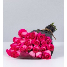 Bouquet of 24 Topaz Roses