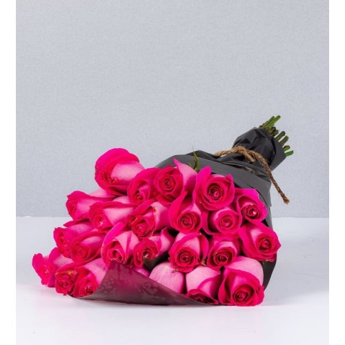 Bouquet of 24 Topaz Roses