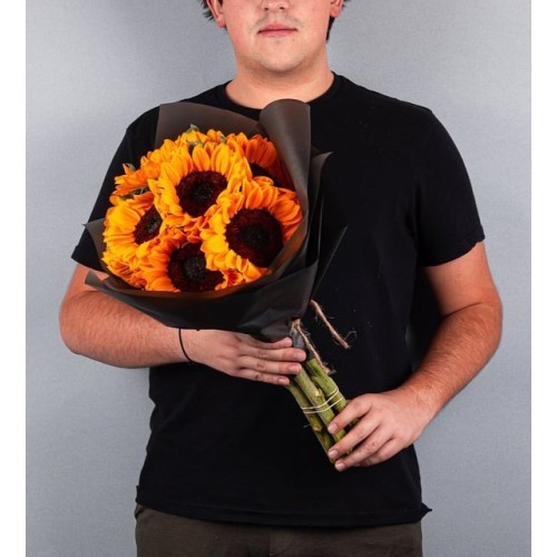 Bouquet Of 10 Sunflowers