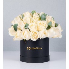 Jumbo White Roses Box