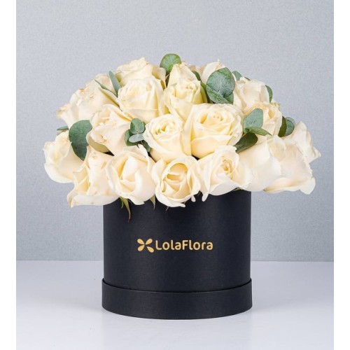 Jumbo White Roses Box