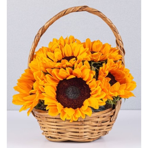 Jr Sunflower Basket