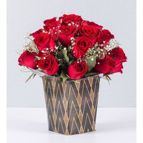 Romantic Arrangement Of Roses