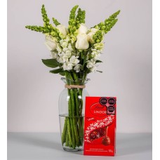 White Roses And Perritos With Lindt