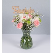 Arrangement of Carnations Pick Congratulations