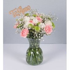 Detail of Carnations and Pick I Love You