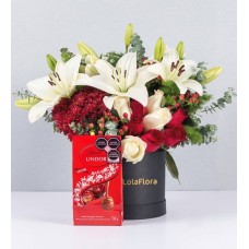 Red And White Supreme Box With Lindt