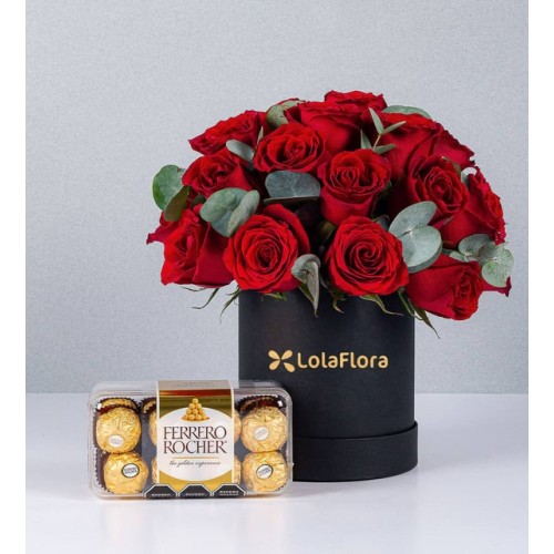 Black Box Red Roses And Ferrero 16