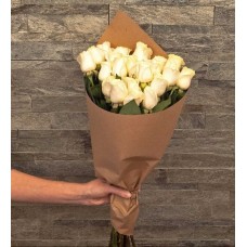 24 White Roses