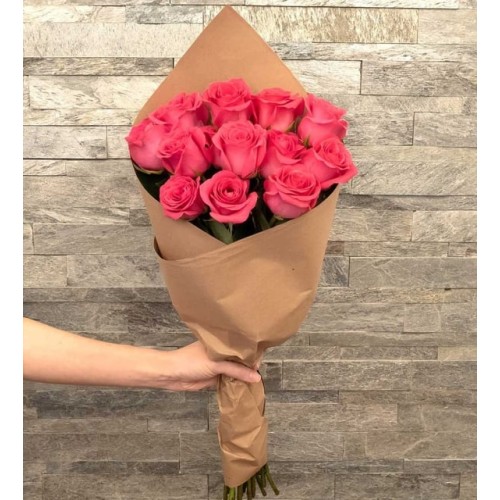 12 Topaz Roses