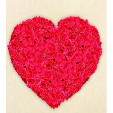 Forever Heart Shaped Funeral Flowers