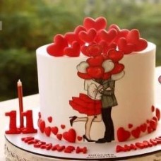 Cake "Love Kiss" (12 persons / diameter 23 cm)