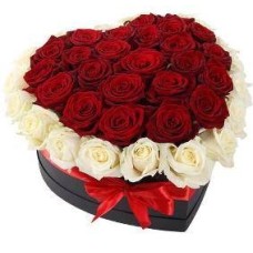 Heart Box Flowers