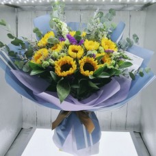 10pcs Sun Flowers Bouquet(Standard)